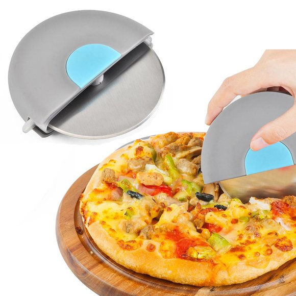 Premium Stainless Steel Food Grade Easy Pizza Cutter Wheel - Picture 2 of 5